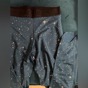 Nike Cold Weather Silver Star Patterned Leggings